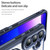 Samsung Galaxy S26 Carbon Fiber Texture MagSafe Translucent Phone Case - Blue