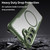Samsung Galaxy S26 Carbon Fiber Texture MagSafe Translucent Phone Case - Green