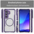 Samsung Galaxy S26 Carbon Fiber Texture MagSafe Translucent Phone Case - Purple