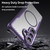 Samsung Galaxy S26 Carbon Fiber Texture MagSafe Translucent Phone Case - Purple