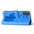 Samsung Galaxy S26 Cartoon Elephant Embossed Leather Phone Case - Blue