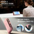 Samsung Galaxy S26 CaseMe 008 Detachable Multifunctional Leather Phone Case - Pink