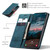 Samsung Galaxy S26 CaseMe 013 Multifunctional Horizontal Flip Leather Phone Case - Blue