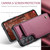 Samsung Galaxy S26 CaseMe C22 Card Slots Holder RFID Anti-theft Phone Case - Red