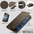 Samsung Galaxy S26 CaseMe C49 Magnetic RFID Blocking Detachable Wallet Leather Phone Case - Coffee