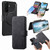 Samsung Galaxy S26 CaseNeo MagSafe RFID Anti-theft Retro Leather Phone Case - Black