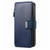 Samsung Galaxy S26 CaseNeo MagSafe RFID Anti-theft Zipper Wallet Retro Leather Phone Case - Blue