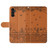 Samsung Galaxy S26 Cat Embossing Pattern Leather Phone Case with Lanyard - Brown
