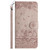 Samsung Galaxy S26 Cat Embossing Pattern Leather Phone Case with Lanyard - Grey