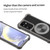 Samsung Galaxy S26 CD Texture 360 Degree Rotating Holder MagSafe Phone Case - Grey
