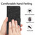 Samsung Galaxy S26 Cherry Blossoms Embossed Leather Phone Case - Black