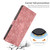 Samsung Galaxy S26 Cherry Blossoms Embossed Leather Phone Case - Pink