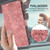 Samsung Galaxy S26 Cherry Blossoms Embossed Leather Phone Case - Pink
