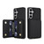 Samsung Galaxy S26 Crossbody Dual-buckle Wallet RFID Back Leather Phone Case - Black