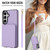 Samsung Galaxy S26 Crossbody Dual-buckle Wallet RFID Back Leather Phone Case - Light Purple