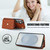 Samsung Galaxy S26 Crossbody Rhombic Horizontal Wallet Leather Phone Case - Brown