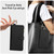 Samsung Galaxy S26 Crossbody Ring Multifunctional Wallet Leather Phone Case - Black