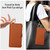 Samsung Galaxy S26 Crossbody Ring Multifunctional Wallet Leather Phone Case - Brown