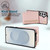 Samsung Galaxy S26 Cross-body Zipper Square Phone Case with Holder - Rose Gold