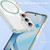 Samsung Galaxy S26 Crystal Shield Clear Magnetic Acrylic Hybrid TPU Phone Case - Mint Green