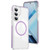 Samsung Galaxy S26 Crystal Shield Clear Magnetic Acrylic Hybrid TPU Phone Case - Purple