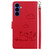 Samsung Galaxy S26 Cute Cats RFID Leather Phone Case - Red
