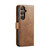 Samsung Galaxy S26 DG.MING Crazy Horse Texture Detachable Magnetic Leather Case - Brown