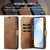 Samsung Galaxy S26 DG.MING Crazy Horse Texture Detachable Magnetic Leather Case - Brown