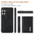 Samsung Galaxy S26 DG.MING M1 Series 3-Fold Multi Card Wallet + Magnetic Phone Case - Black
