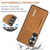 Samsung Galaxy S26 DG.MING M2 Series 3-Fold Multi Card Bag + Magnetic Phone Case - Brown