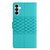 Samsung Galaxy S26 Diamond Embossed Skin Feel Leather Phone Case - Blue