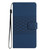 Samsung Galaxy S26 Diamond Embossed Skin Feel Leather Phone Case - Dark Blue