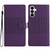 Samsung Galaxy S26 Diamond Embossed Skin Feel Leather Phone Case - Purple