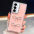 Samsung Galaxy S26 Diamond Glitter Dual Bow-knot Shockproof Phone Case - Light Pink