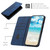 Samsung Galaxy S26 Diamond Splicing Skin Feel Magnetic Leather Phone Case - Blue