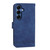 Samsung Galaxy S26 Dierfeng Dream Line TPU Hybrid PU Leather Phone Case - Blue