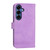 Samsung Galaxy S26 Dierfeng Dream Line TPU Hybrid PU Leather Phone Case - Purple