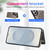 Samsung Galaxy S26 Double Buckle Mandala Leather Wallet Back Cover Phone Case - Grey