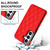 Samsung Galaxy S26 Double Buckle Rhombic PU Leather Phone Case - Red