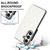 Samsung Galaxy S26 Double Buckle Rhombic PU Leather Phone Case - White