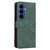 Samsung Galaxy S26 Dual-color Splicing Flip Leather Phone Case - Green