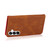 Samsung Galaxy S26 Dual-color Stitching Leather Phone Case - Brown Red