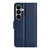 Samsung Galaxy S26 Dual-side Magnetic Buckle Horizontal Flip Leather Phone Case - Dark Blue