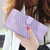 Samsung Galaxy S26 Elephant Head Embossed Phone Leather Case with Lanyard - Light Purple
