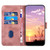 Samsung Galaxy S26 Elephant Head Embossed Phone Leather Case with Lanyard - Pink