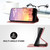 Samsung Galaxy S26 Elephant Head Embossed Phone Leather Case with Lanyard - Pink