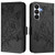 Samsung Galaxy S26 Embossed Rose RFID Anti-theft Leather Phone Case - Black