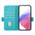 Samsung Galaxy S26 Embossed Rose RFID Anti-theft Leather Phone Case - Light Blue