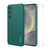 Samsung Galaxy S26 ENKAY Liquid Silicone Soft Shockproof Phone Case with 0.18mm Ultrasonic Unlock Glass Film - Dark Green