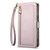 Samsung Galaxy S26 ESEBLE E11 Colorful Litchi Pattern Zipper Wallet Leather Phone Case - Light Purple